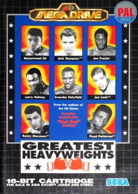 Greatest Heavyweights (Japan) box cover front